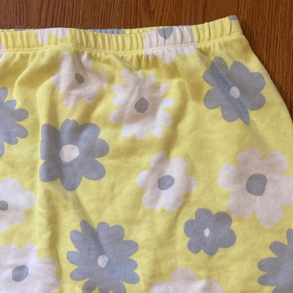 Floral Yellow Mini Skirt - Picture 3 of 3